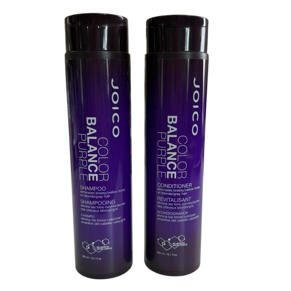 Joico Color Balance Purple Shampoo And Conditioner Set 10.1 Fl Oz Bottles - Picture 1 of 8
